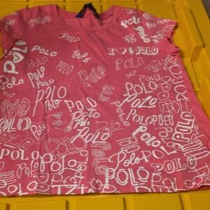 Polo by Ralph Lauren Pink Graphic Tee